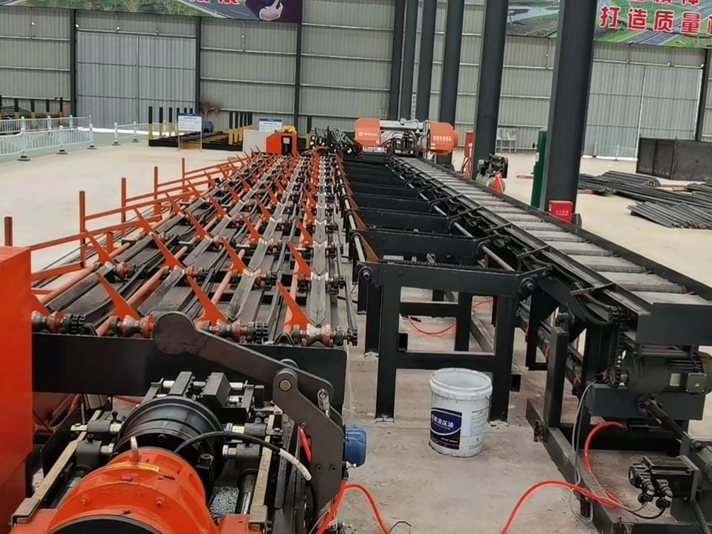 钢筋锯床-锯切套丝生产线